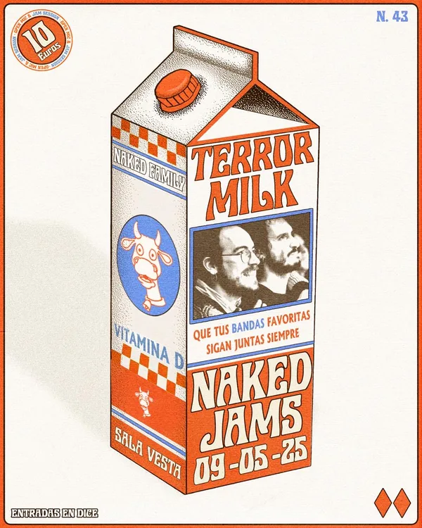 Cartel Terror Milk en Naked Jams